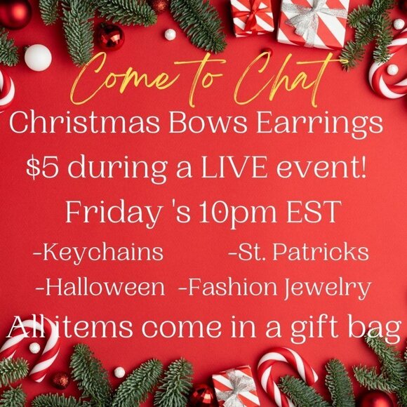 5/$25 Stocking Stuffer Sale Christmas Earrings BULBS Christmas Earrings HOLIDAY - Picture 16 of 16